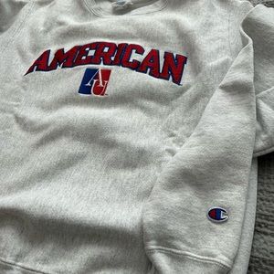 American University Champion reverse weave sweatshirt crewneck